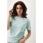IQONIQ Yala dames lichtgewicht gerecycled katoen t-shirt, crushed mint (L)