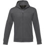 Nubia gebreid performance heren jas met volledige rits - Storm grey - 2XL