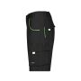 Workwear Bermudas - COLOR - black/lime green 42