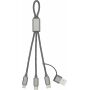 BrandCharger Trident 2 oplaadkabel gun metal