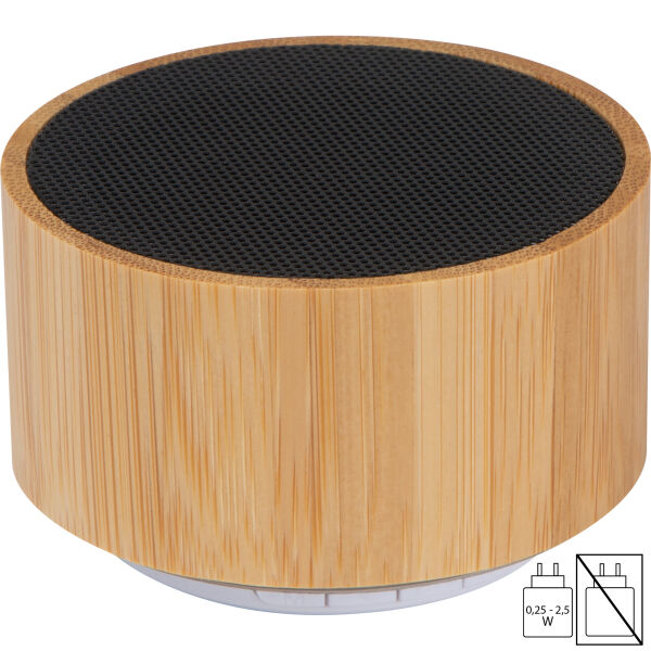 Bluetooth luidspreker met bamboe ommanteling
