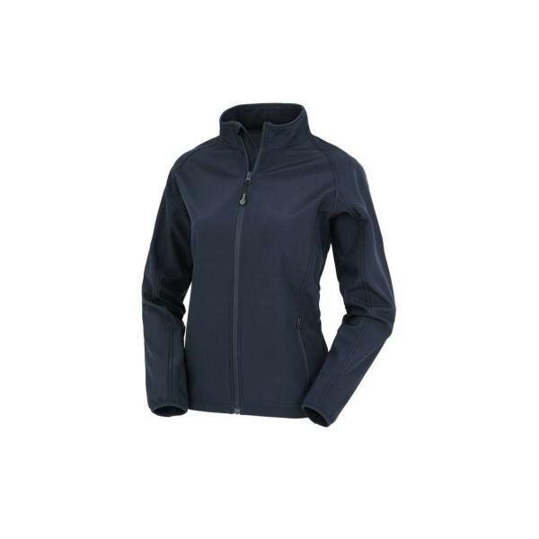 WOMENS RECYCLED 2-LAYER PRINTABLE SOFTSHELL JACKET
