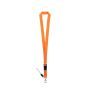 ANQUETIL. Polyester lanyard met metalen karabijnhaak