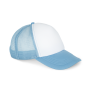 Trucker - Pet 5 panelen White / Dark Sky Blue One Size