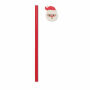 CLAUS - Kerstpotlood met gum - Rood
