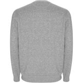 Batian biologisch katoenen uniseks sweater met ronde hals - Gemêleerd grijs - 3XL