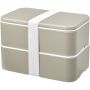 MIYO POP 700+700 ml double layer lunch box - Sandstone MIYO POP 700+700 ml double layer lunch box - Sandstone