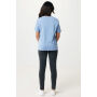 IQONIQ Sierra lichtgewicht gerecycled katoen t-shirt, light heather blue (XS)