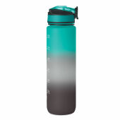 ACTIVATE - Sportwaterfles RPET 1L - Zwart/Blauw