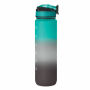 ACTIVATE - Sportwaterfles RPET 1L - Zwart/Blauw