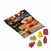 Vruchtengummies in veel standaard vormen, Wit, Kerst Vruchtengummies in veel standaard vormen, Wit, Kerst