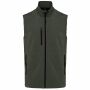 Softshell bodywarmer marl green L