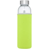 Bodhi 500 ml glazen drinkfles - Limegroen
