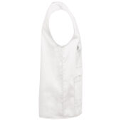 Bodywarmer polykatoen multizakken White XS
