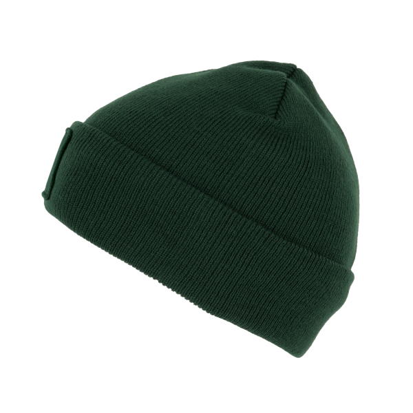 Bonnet avec patch et doublure Thinsulate™ Forest Green One Size Bonnet avec patch et doublure Thinsulate™ Forest Green One Size