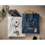 COTTONEL COLOUR + - Katoenen boodschappentas - Marineblauw