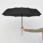Stormvaste, automatisch te openen- en sluiten pocketparaplu STREETLIFE wit, zwart