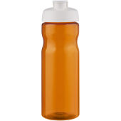 H2O Active® Eco POP Base 650 ml sportfles met kanteldeksel - Oranje/Wit