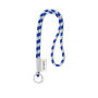 Polyester 2-kleurige koord-lanyard met full color label