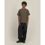 Reeser - Heavy gerecycled katoen blend T-overhemd met een modern look - Mosstone (3XL)