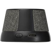 Horna magnetische draadloze speaker van 3 W van gerecycled plastic - Zwart