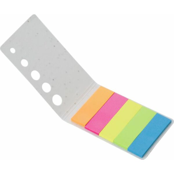 Papieren plaknotities zaadpapier Natalja wit Papieren plaknotities zaadpapier Natalja wit