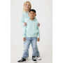 IQONIQ Yengo kids recycled katoen hoodie met steekzakken, crushed mint (34)