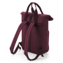 Rugzak met dubbel hengsel Burgundy One Size Rugzak met dubbel hengsel Burgundy One Size