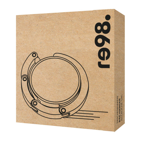 Bag hanger RE98-YORKTON - matt-silver finish Bag hanger RE98-YORKTON - matt-silver finish