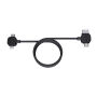 Urban Vitamin Stockton 65W gerecycled TPE/PET magn. kabel, zwart