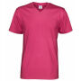 Cottover Gots T-shirt V-neck Man Dark Cerise S Cottover Gots T-shirt V-neck Man Dark Cerise S