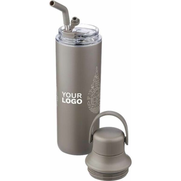 Roestvrijstalen dubbelwandige drinkfles (500 ml) Omari zwart Roestvrijstalen dubbelwandige drinkfles (500 ml) Omari zwart