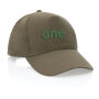 Impact AWARE™ 5 panel 190gr gerecycled katoenen cap, groen