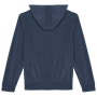 Ecologische badstof sweater met rits en capuchon Navy Blue XS