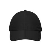 6 Panel Pack-a-Cap black