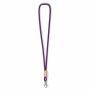 Polyester koord-keycord met bamboe plaatje