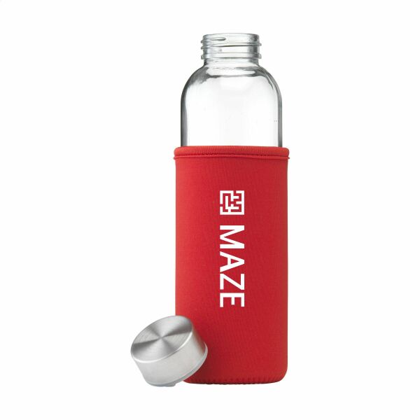 Senga Glass 500 ml Trinkflasche - rot Senga Glass 500 ml Trinkflasche - rot