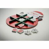 HOHOTOE - Kerstmis houten tic tac toe - Rood HOHOTOE - Kerstmis houten tic tac toe - Rood