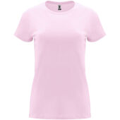 Capri damesshirt met korte mouwen - Lichtroze - 3XL