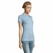 PERFECT WOMEN - PERFECT dames polo 180g - S - Sky Blue Pique