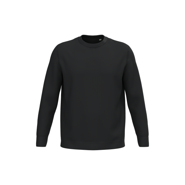 Ecologische herentrui met ronde hals