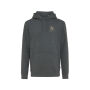 IQONIQ Torres gerecycled katoen hoodie ongeverfd, heather anthracite (XXL)