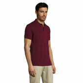 PRIME MEN - PRIME heren polo 200g - S - Burgundy