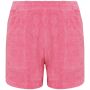Ecologische badstof meisjesshort candy rose 10-12 Y