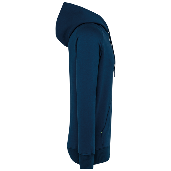 Unisex ritsjack met capuchon Sporty Navy XS Unisex ritsjack met capuchon Sporty Navy XS