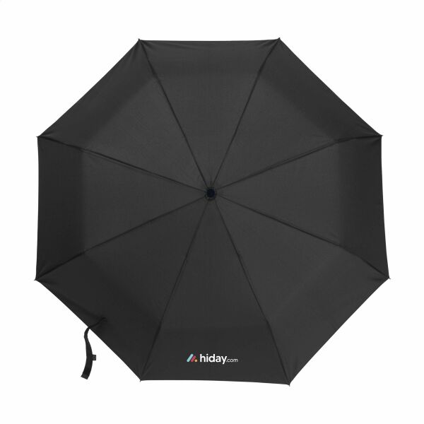 Carabiner RCS RPET parapluie pliable 21 inch - noir Carabiner RCS RPET parapluie pliable 21 inch - noir