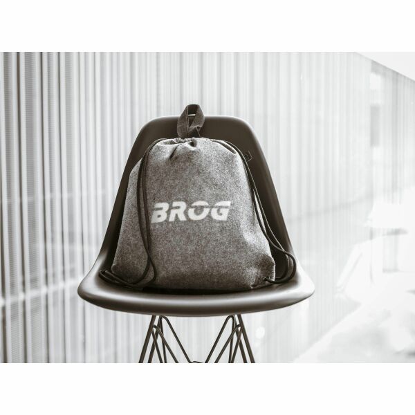 GRS RPET Felt PromoBag Plus backpack - grey GRS RPET Felt PromoBag Plus backpack - grey