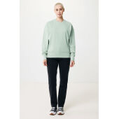 Iqoniq Kruger gerecycled katoen relaxed sweater, iceberg green (XXXL)