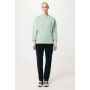 Iqoniq Kruger gerecycled katoen relaxed sweater, iceberg green (XXXL)