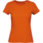 Organic Cotton Inspire Crew Neck T-shirt / Woman Orange S Organic Cotton Inspire Crew Neck T-shirt / Woman Orange S